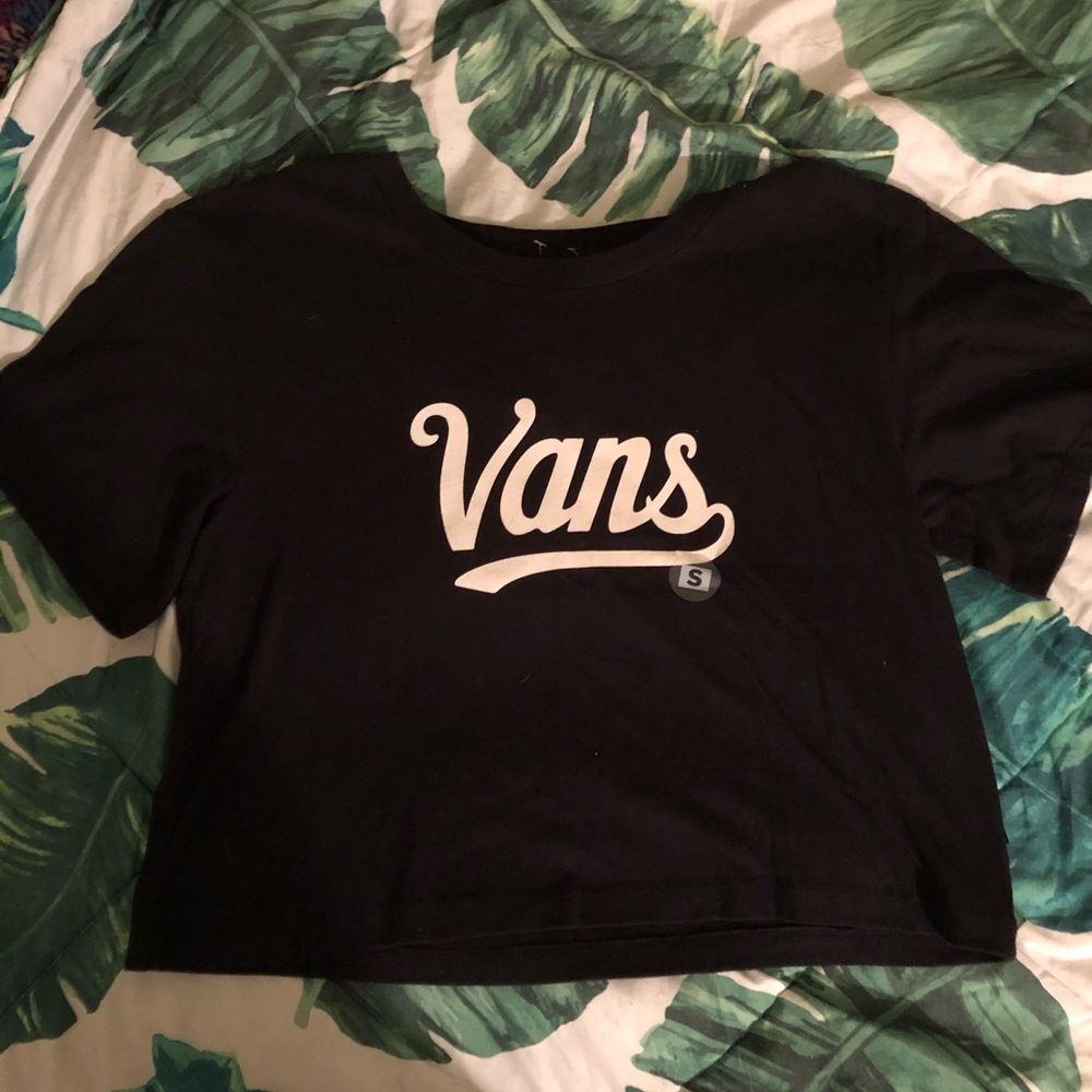Vans Black Cropped T-shirt